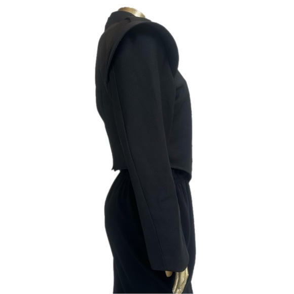 AUTHENTIC VINTAGE MARCHING BAND / DRUM UNIFORM SHIRT SIZE L, BLACK - Picture 2 of 14